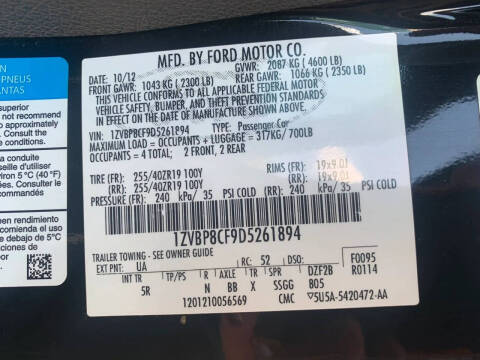 2013 Ford Mustang GT Premium