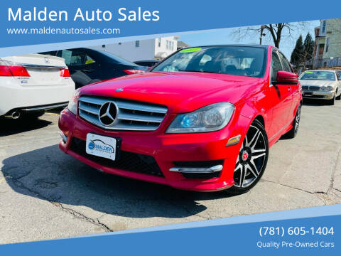 2013 Mercedes-Benz C-Class for sale at Malden Auto Sales in Malden MA