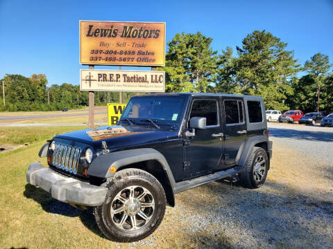 2008 Jeep Wrangler Unlimited for sale at Lewis Motors LLC in Deridder LA