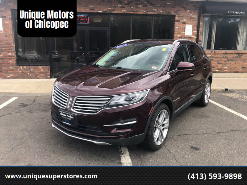 2018 Lincoln MKC for sale at Unique Motors of Chicopee in Chicopee MA