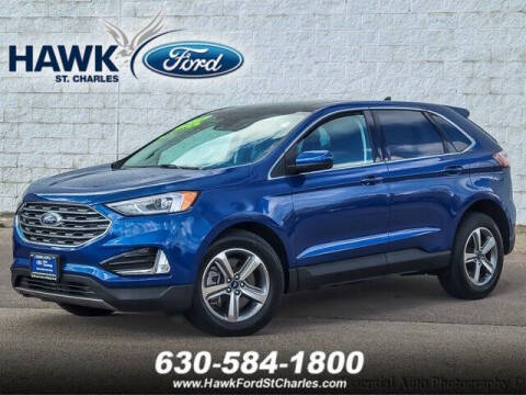 2021 Ford Edge for sale at Hawk Ford of St. Charles in Saint Charles IL