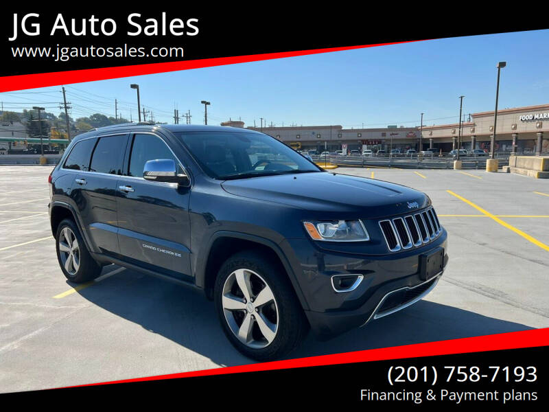 2014 Jeep Grand Cherokee for sale at JG Auto Sales in North Bergen NJ