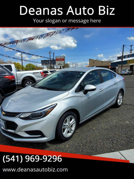 2018 Chevrolet Cruze for sale at Deanas Auto Biz in Pendleton OR