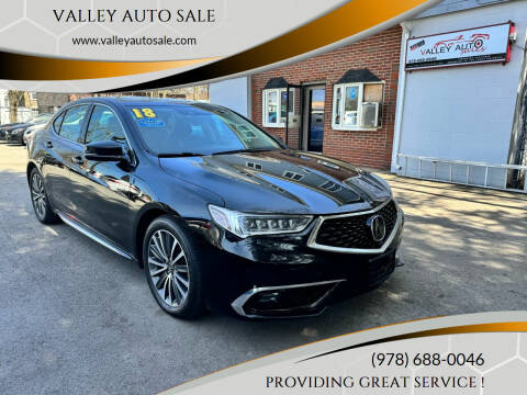 2018 Acura TLX for sale at VALLEY AUTO SALE in Methuen MA