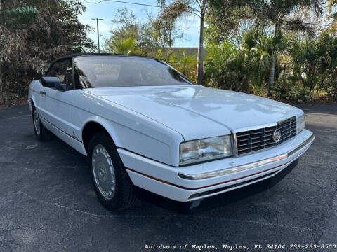 1992 Cadillac Allante for sale at Autohaus of Naples in Naples FL