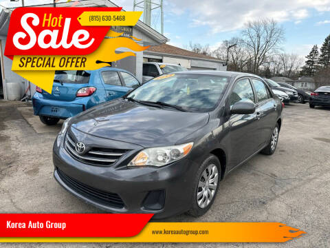 2013 Toyota Corolla for sale at Korea Auto Group in Joliet IL