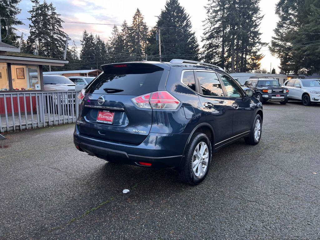 2016 Nissan Rogue for sale at PLATINUM AUTO SALES INC in Lacey, WA