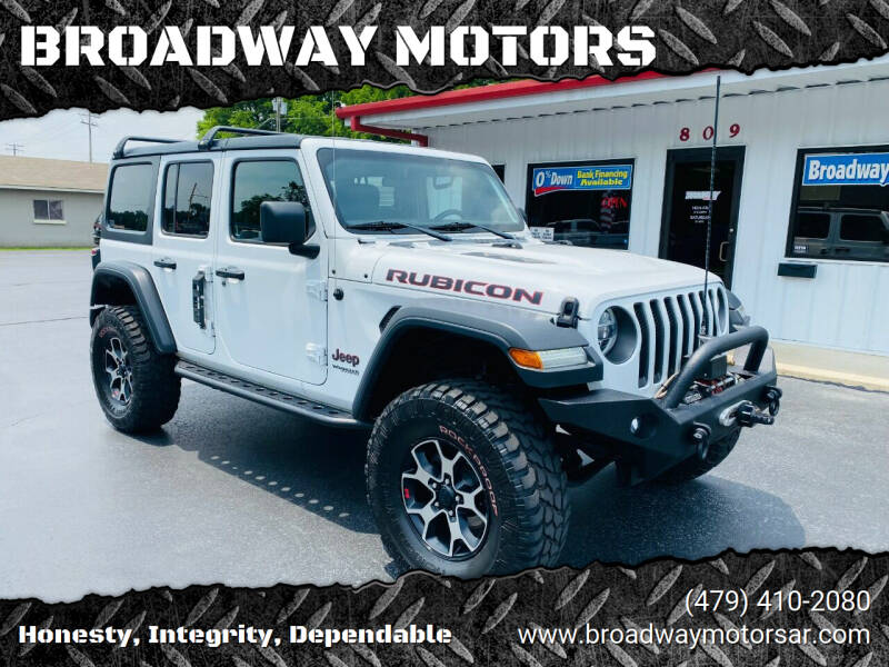 2018 Jeep Wrangler Unlimited for sale at BROADWAY MOTORS in Van Buren AR