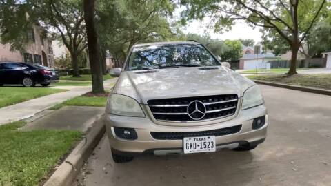 2006 Mercedes-Benz M-Class for sale at TEXAS MOTOR CARS in Houston TX