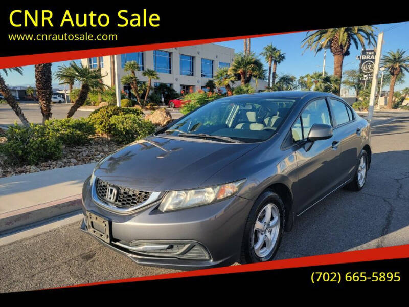 2013 Honda Civic for sale at CNR Auto Sale in Las Vegas NV