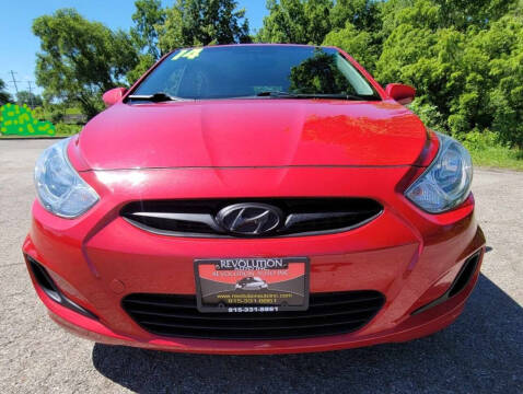 2014 Hyundai Accent for sale at Revolution Auto Inc in McHenry IL
