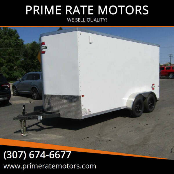 2023 CHARMAC 7FT X 14FT CARGO TRAILER for sale at PRIME RATE MOTORS in Sheridan WY