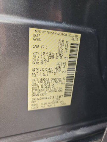 2015 Nissan Murano Platinum