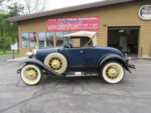 1931 Ford Model A Deluxe Roadster for sale at Bill Smith Used Cars in Muskegon MI