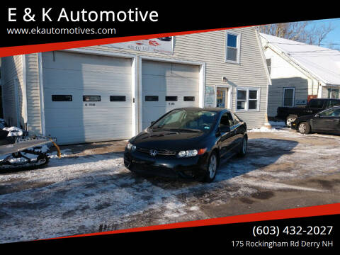 2008 Honda Civic for sale at E & K Automotive in Derry NH