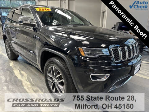2018 Jeep Grand Cherokee for sale at Crossroads Car & Truck in Milford OH