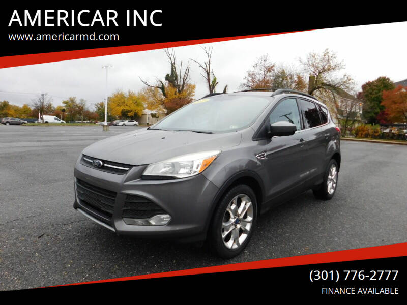 2013 Ford Escape for sale at AMERICAR INC in Laurel MD