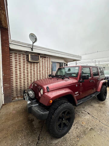 2009 Jeep Wrangler Unlimited for sale at Frank's Garage in Linden NJ