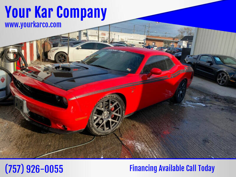 2017 Dodge Challenger for sale at Your Kar Company in Norfolk VA