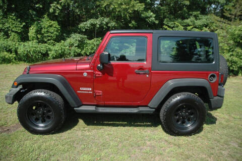 2013 Jeep Wrangler for sale at Bruce H Richardson Auto Sales in Windham NH