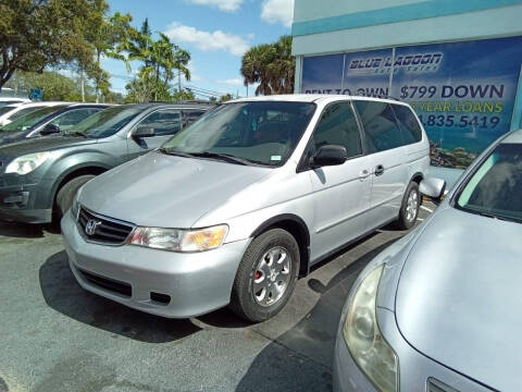 2002 Honda Odyssey for sale at Blue Lagoon Auto Sales in Plantation FL