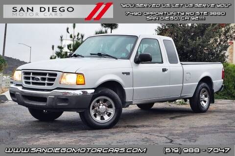 2003 Ford Ranger for sale at San Diego Motor Cars LLC in San Diego CA