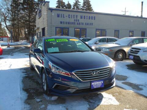 2016 Hyundai Sonata for sale at Weigman's Auto Sales in Milwaukee WI