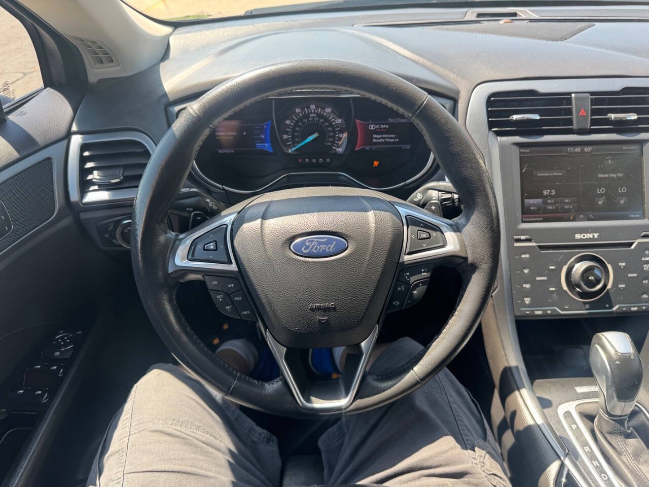Black 2013 Ford Fusion Titanium Titanium 4dr Sedan 19