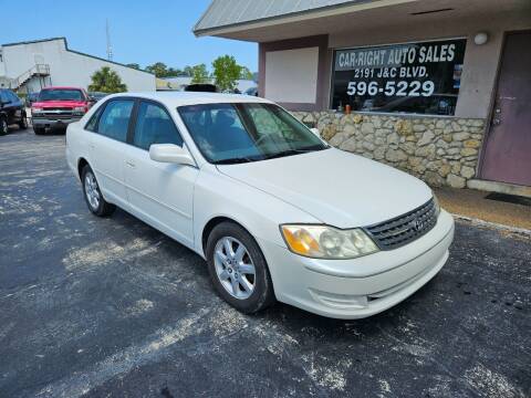 2003 Toyota Avalon for sale at CAR-RIGHT AUTO SALES INC in Naples FL