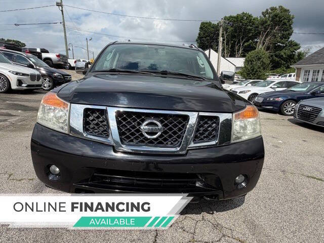Black 2012 Nissan Armada Platinum 4x2 Platinum 4dr SUV 1