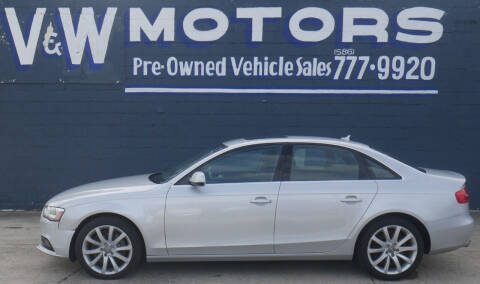 2013 Audi A4 for sale at Primo Avanti in Roseville MI