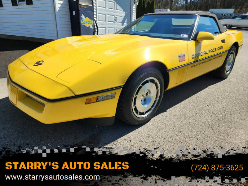 1986 Chevrolet Corvette for sale at STARRY'S AUTO SALES in New Alexandria PA