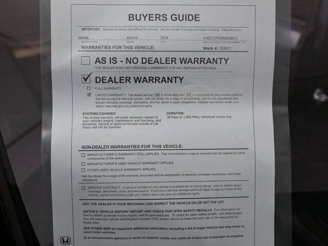 2024 Honda Accord EX