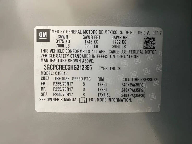 2017 Chevrolet Silverado 1500 LT