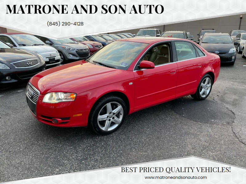 2005 Audi A4 for sale at Matrone and Son Auto in Tallman NY