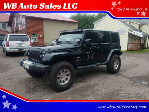 2008 Jeep Wrangler Unlimited for sale at WB Auto Sales LLC in Barnum MN