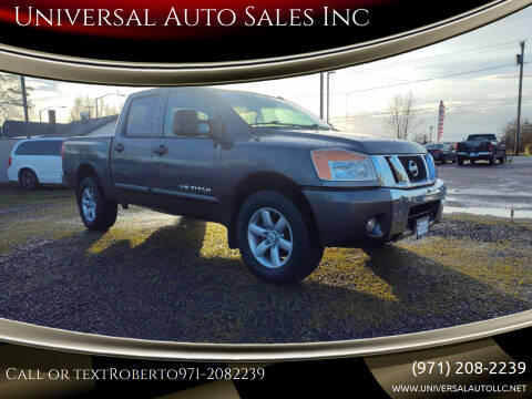 2011 Nissan Titan for sale at Universal Auto Sales Inc in Salem OR