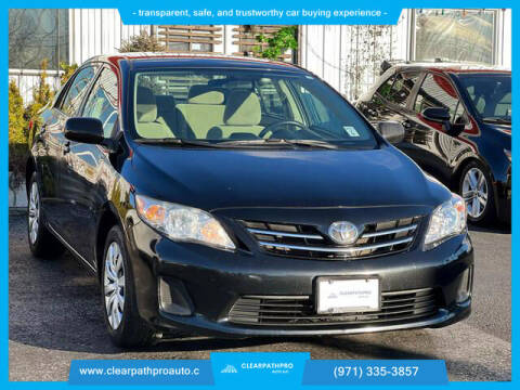 2013 Toyota Corolla for sale at CLEARPATHPRO AUTO in Milwaukie OR