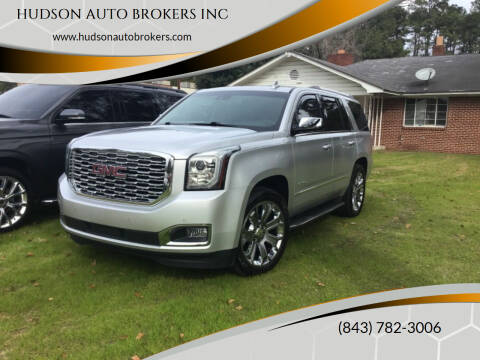 2018 GMC Yukon for sale at HUDSON AUTO BROKERS INC in Walterboro SC