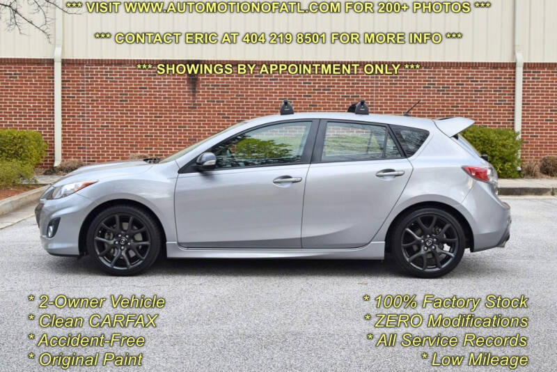 2013 Mazda MAZDASPEED3 for sale at Automotion Of Atlanta in Conyers GA
