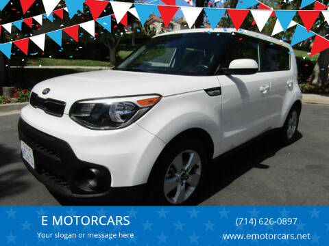 2018 Kia Soul for sale at E MOTORCARS in Fullerton CA