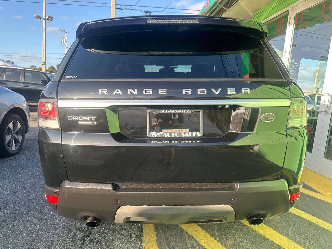 2016 Land Rover Range Rover Sport for sale at Tropical Auto Sales in North Palm Beach, FL