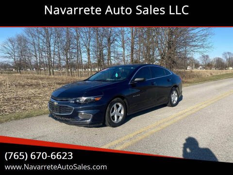 2016 Chevrolet Malibu for sale at Navarrete Auto Sales LLC in Frankfort IN