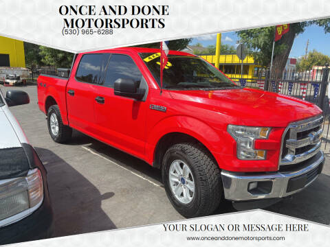 2015 Ford F-150 for sale at Once and Done Motorsports in Chico CA