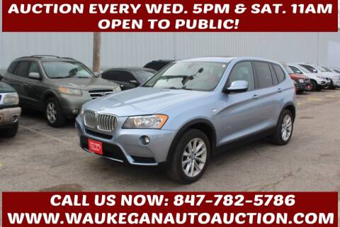 2013 BMW X3 for sale at Waukegan Auto Auction in Waukegan IL