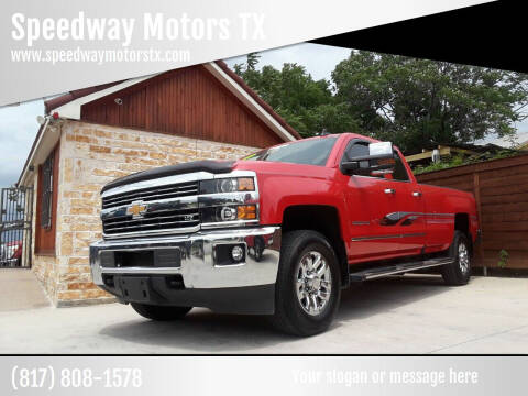 2017 Chevrolet Silverado 2500HD for sale at Speedway Motors TX in Fort Worth TX