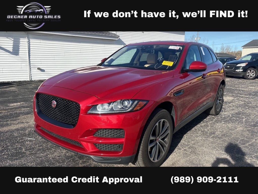 2018 Jaguar F-PACE for sale at DECKER AUTO SALES in Bay City, MI