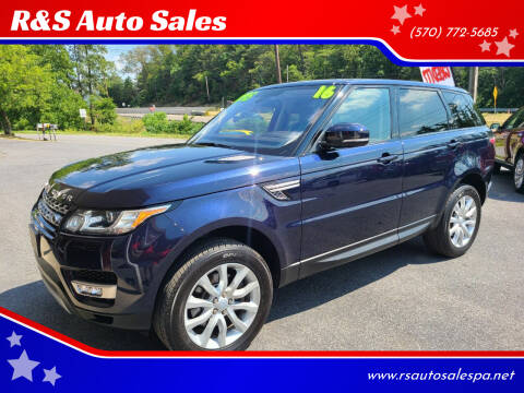 2016 Land Rover Range Rover Sport for sale at R&S Auto Sales in Linden PA