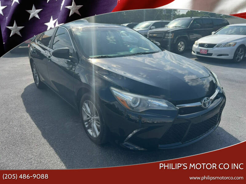 2016 Toyota Camry for sale at PHILIP'S MOTOR CO INC in Haleyville AL