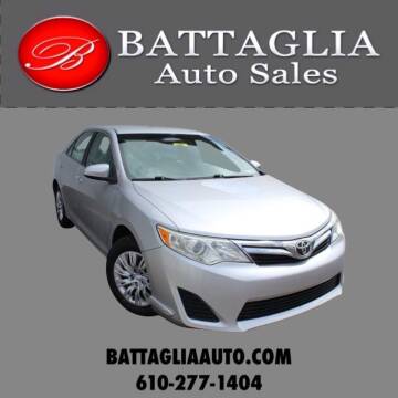 2012 Toyota Camry for sale at Battaglia Auto Sales in Plymouth Meeting PA